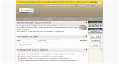 Desktop Screenshot of ng.themanagementjob.com