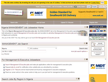 Tablet Screenshot of ng.themanagementjob.com